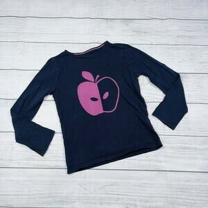 7/8 Mini Boden Apple Long Sleeve Tee
